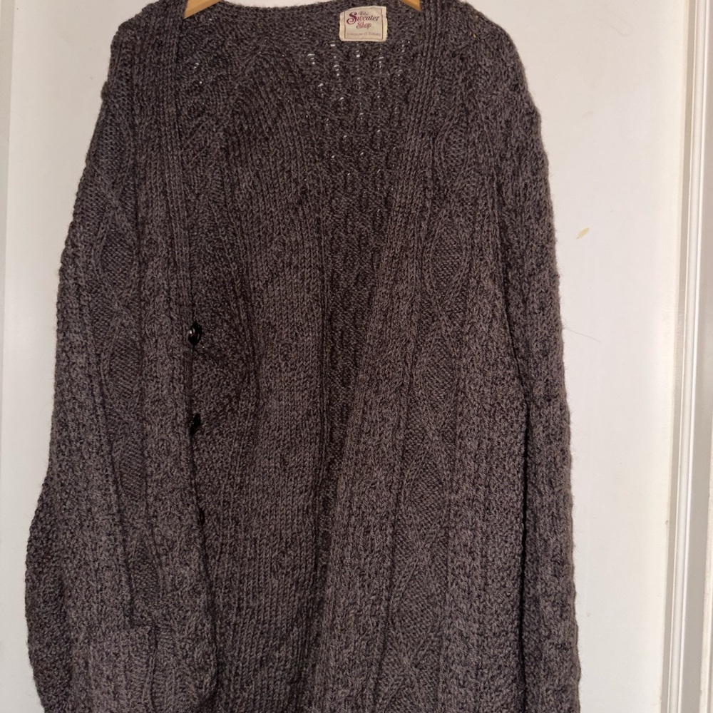 Thick cable Over-Sized sweater